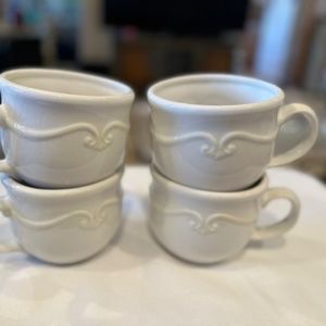 Princess House  Pavillion Ceramic Soup Mugs